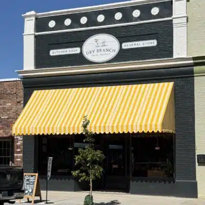 Dry Branch Farm Market is located along Main Street in Danville, Kentucky.